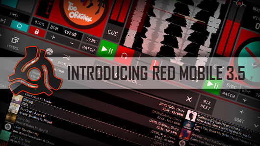 RED Mobile 3.5 DJ software with Pulselocker streaming