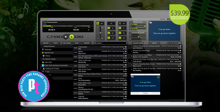 LYRX Karaoke Software for MAC Update V1.1