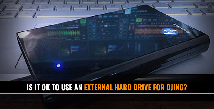 Using an external hard drive for DJing