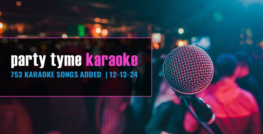 753 Karaoke songs added to karaoke subscription service for a bar
